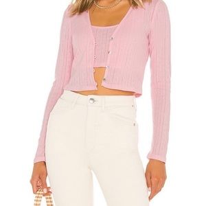 Majorelle Pink Mia Cardigan Size M